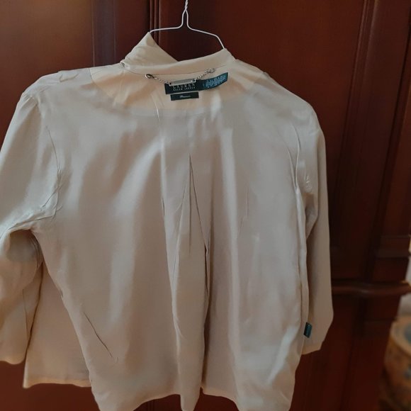 MAKE OFFER    Ralph Lauren Khaki Cropped Jacket - Picture 11 of 14